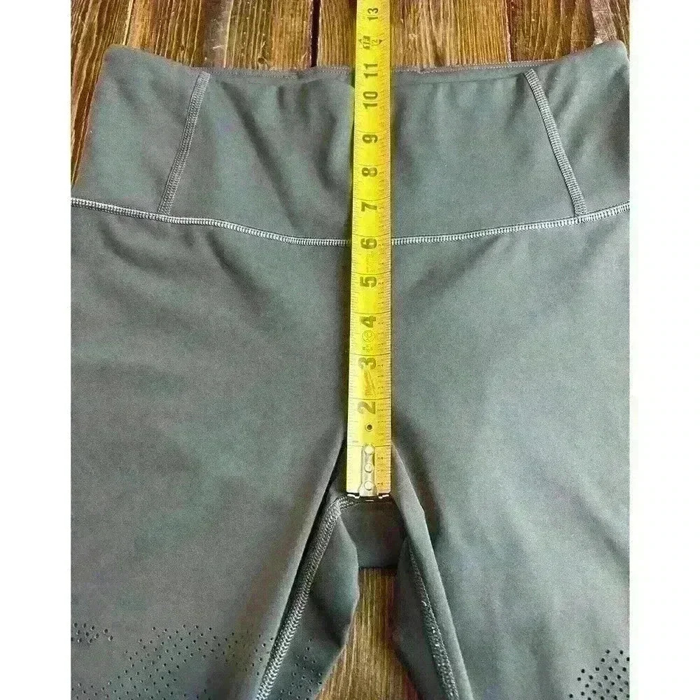 Athleta Persistence Laser Cut 7/8 Yoga Leggings Size Medium Brown - Picture 5 of 12